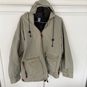 Vintage 90s Umbro Beige Windbreaker Jacket - XL